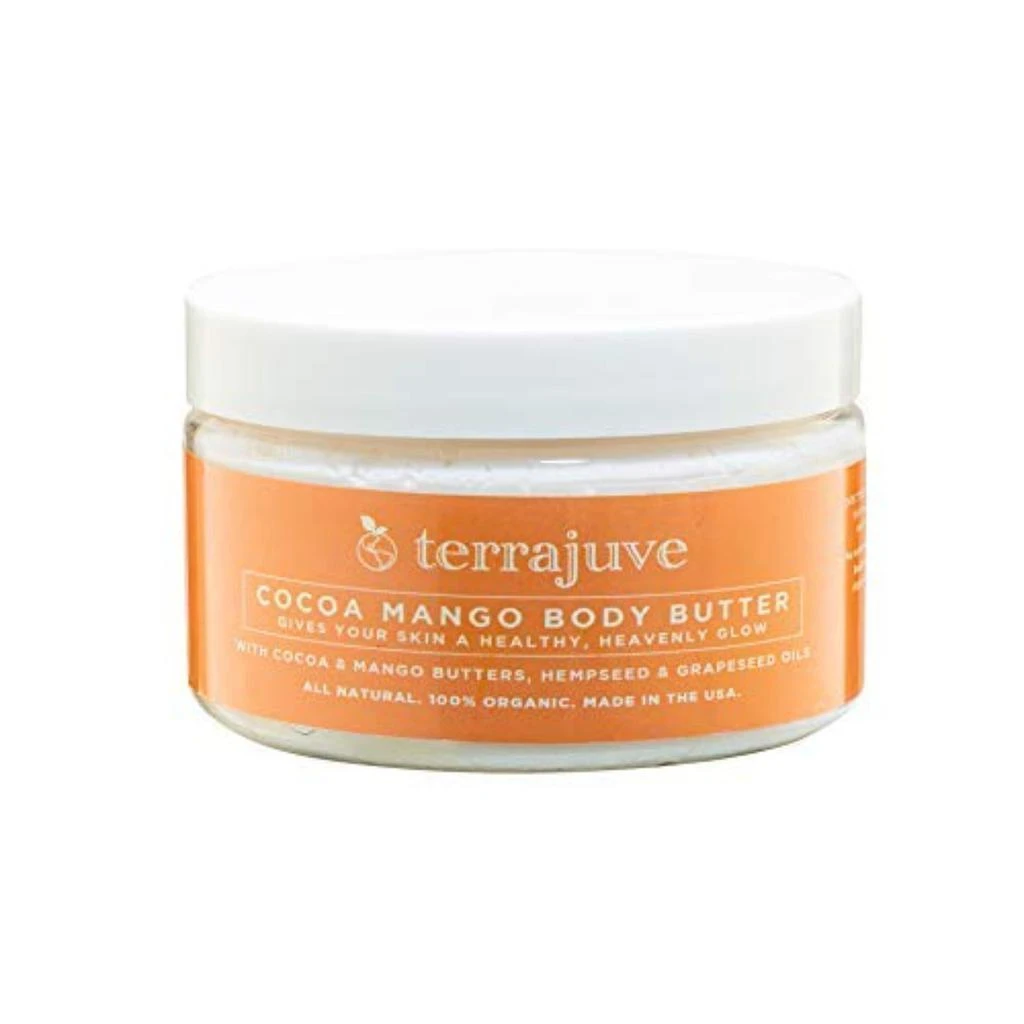 商品Terrajuve|Cocoa Mango & Lemon Body Butter Pure, Natural and Organic Wrapped in Organza Bag,价格¥328,第2张图片详细描述