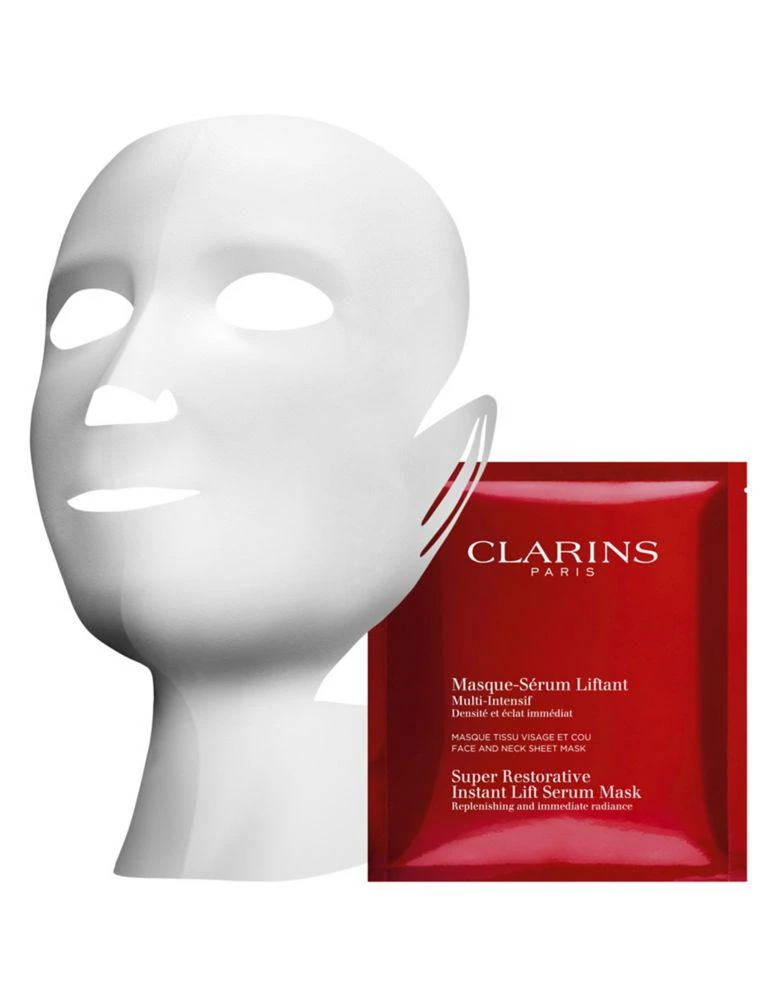 商品Clarins|5-Pack Super Restorative Instant Lift Serum Masks,价格¥827,第3张图片详细描述