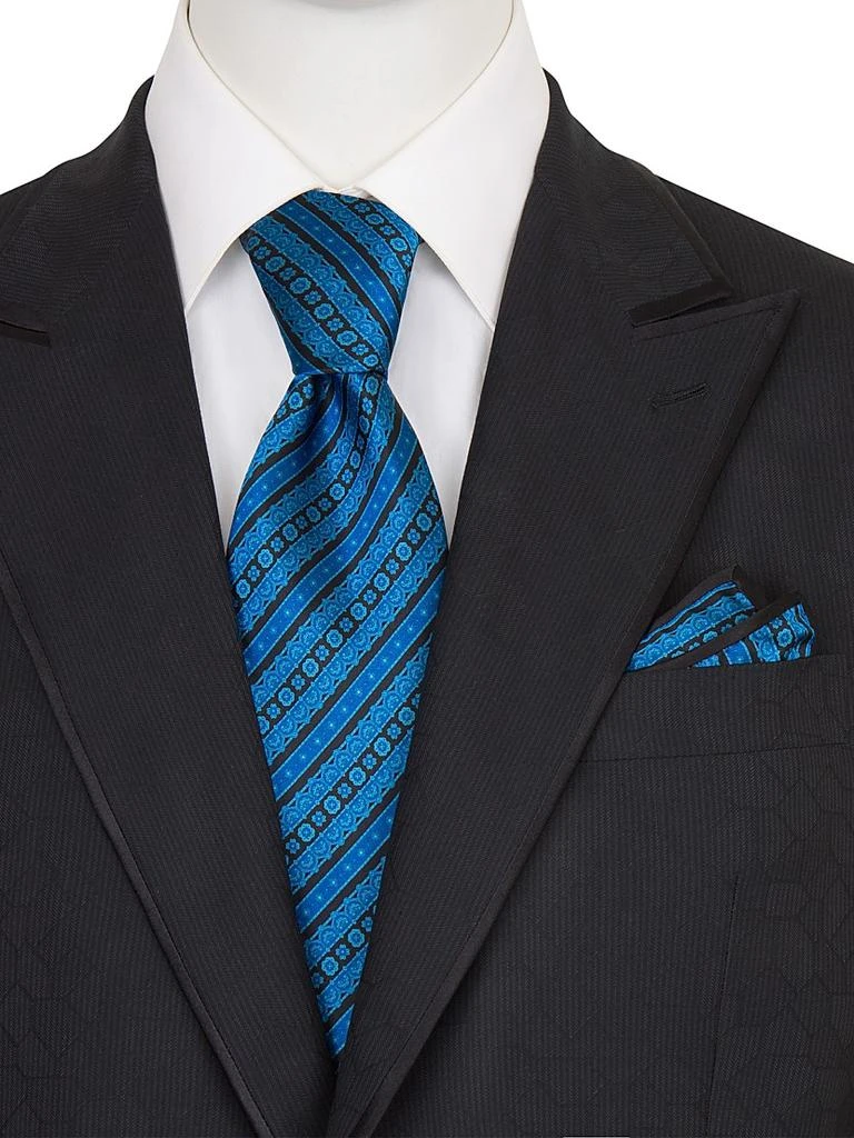 商品Stefano Ricci|Luxury Hand-Printed Silk Tie Set,价格¥4143,第2张图片详细描述