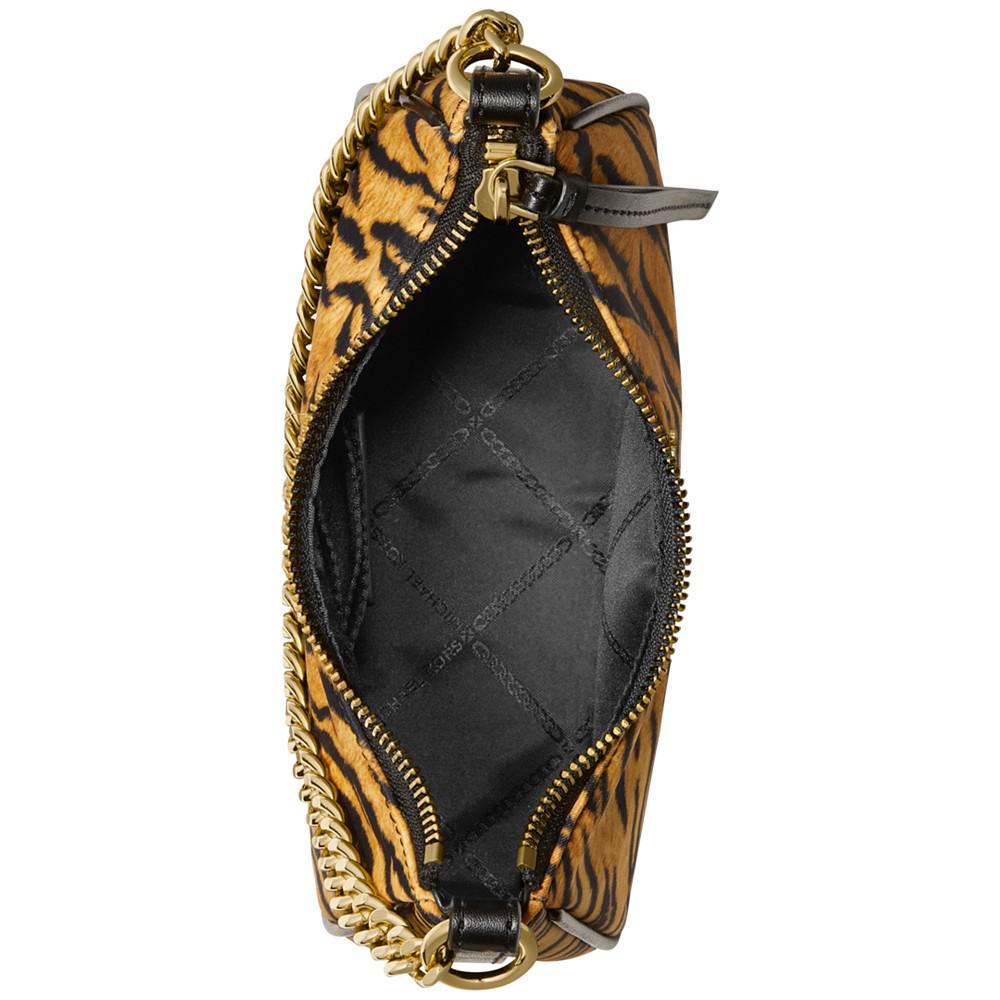 商品Michael Kors|Animal Print Jet Set Charm Chain Pouchette Shoulder Bag,价格¥1323,第4张图片详细描述