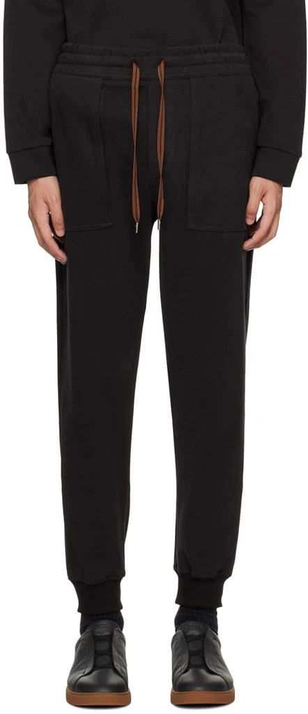 商品Zegna|Brown Essential Sweatpants,价格¥980,第1张图片