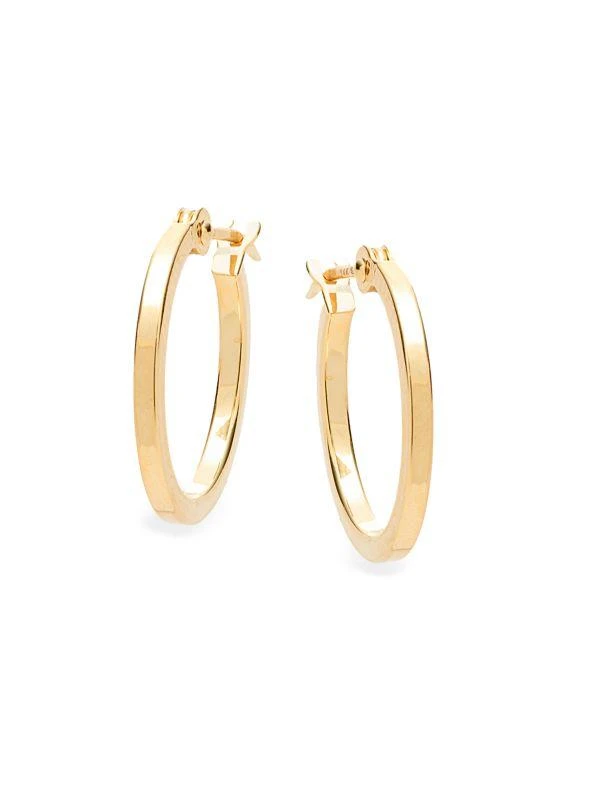 商品Saks Fifth Avenue|14K Yellow Gold Tube Hoop Earrings,价格¥796,第1张图片