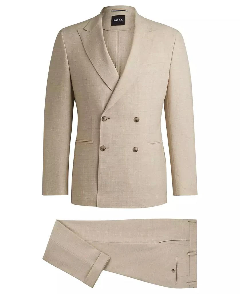 商品Hugo Boss|Men's Patterned Tweed Two-Piece Suit,价格¥4628,第4张图片详细描述