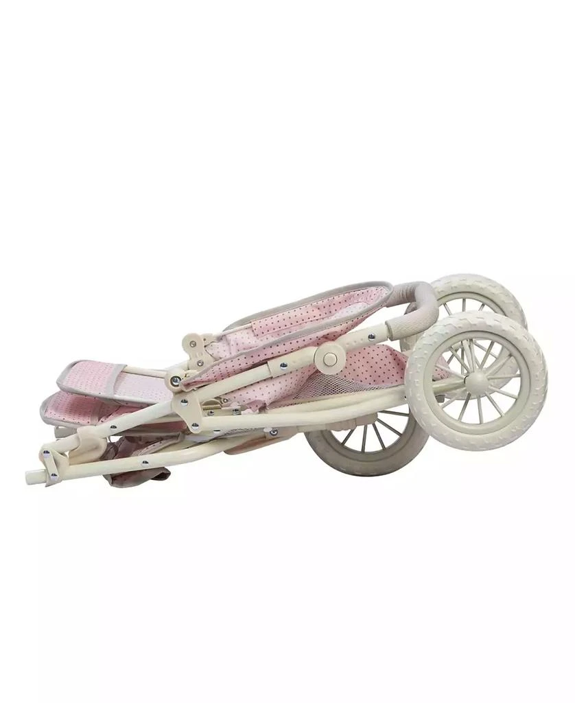 商品Redbox|Olivia's Little World Polka Dots Princess Baby Doll Twin Jogging Stroller,价格¥561,第2张图片详细描述