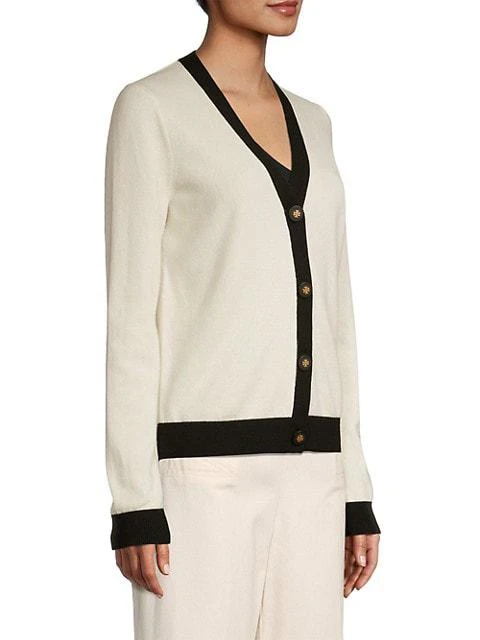 商品Tory Burch|Colorblock Cashmere Cardigan,价格¥1681,第4张图片详细描述