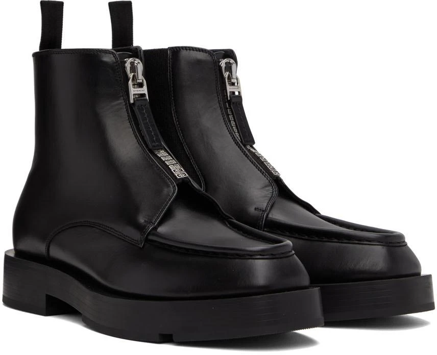 商品Givenchy|Black Leather Boots,价格¥7205,第4张图片详细描述