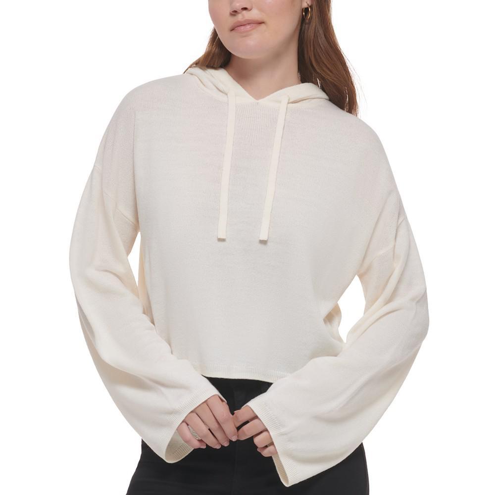 商品Calvin Klein|Women's Hooded Bell-Sleeve Top,价格¥375,第1张图片