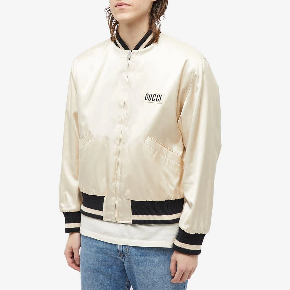 商品Gucci|Gucci Nylon Jaquard Bomber Jacket,价格¥18357,第5张图片详细描述