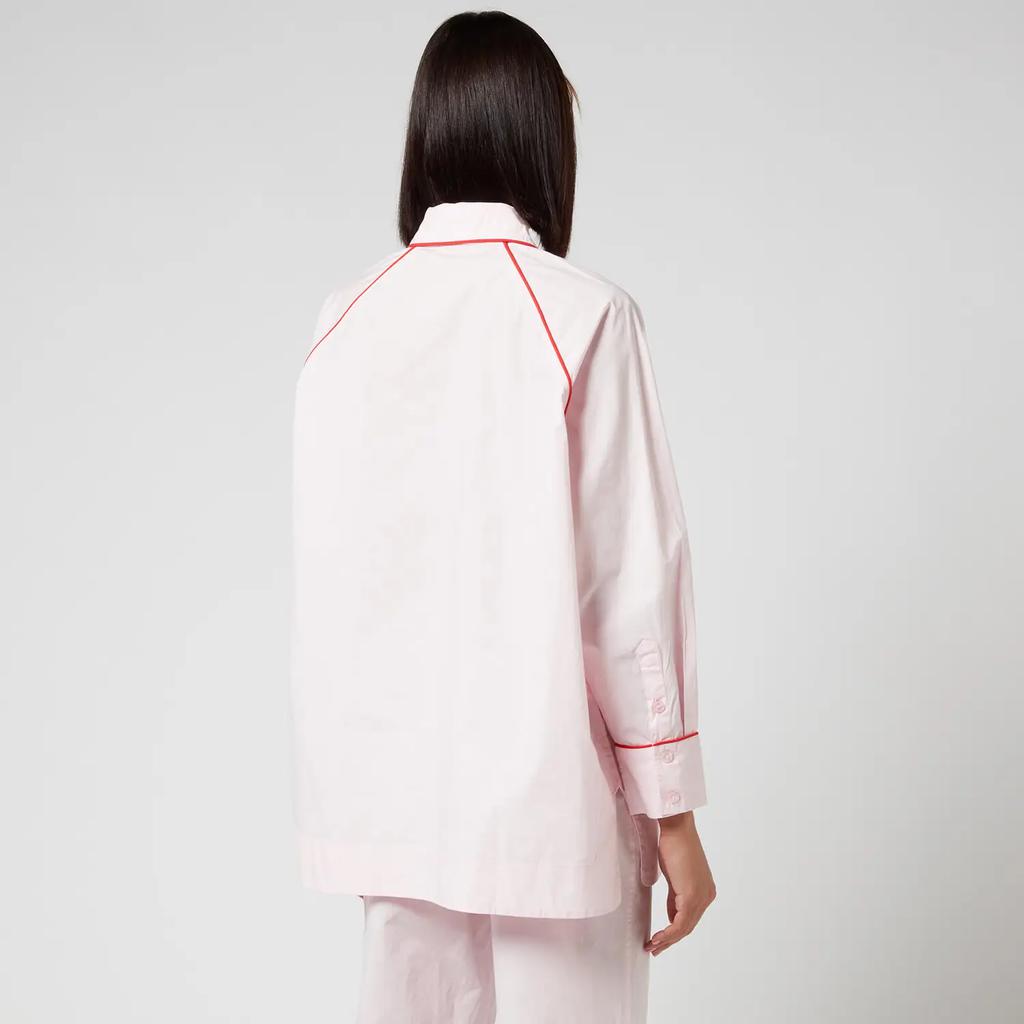 Ganni Women's Cotton Poplin Pyjama Shirt商品第2张图片规格展示