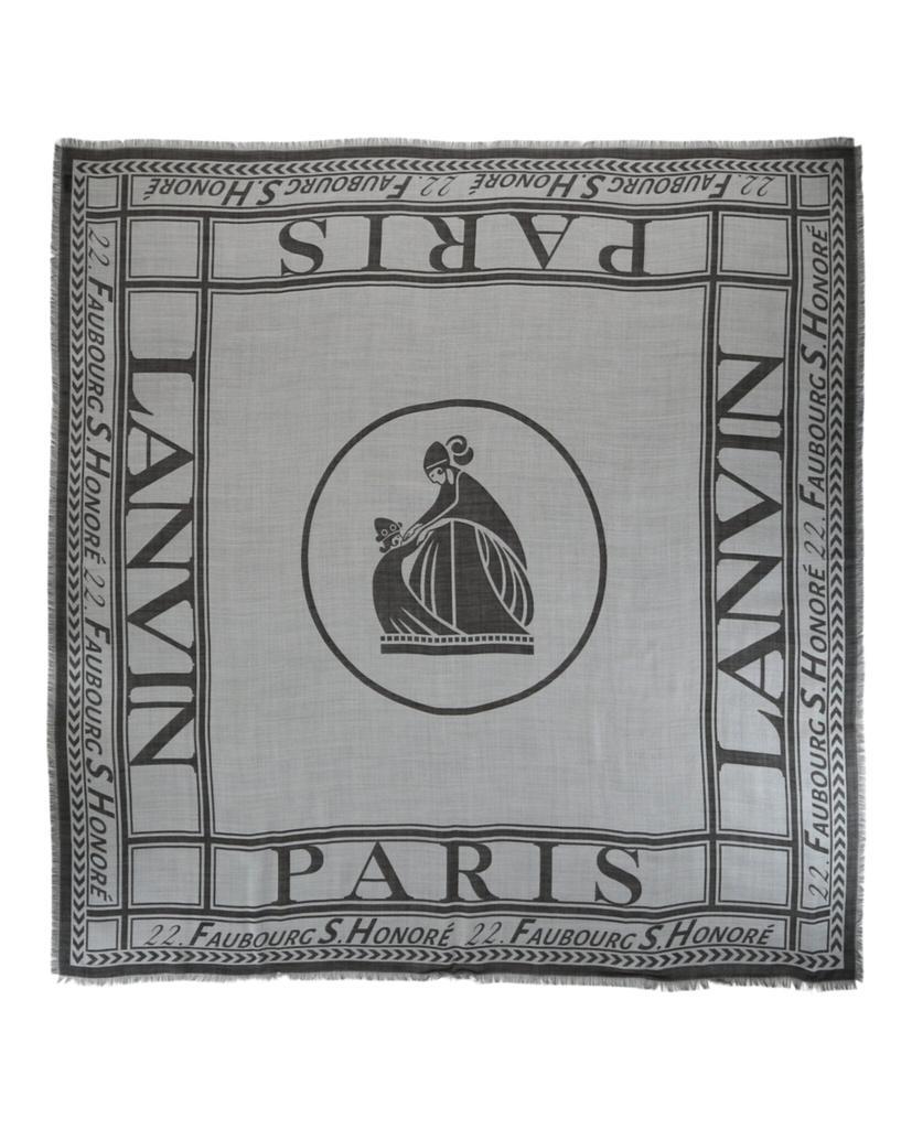 商品Lanvin|Logo Wool Scarf,价格¥1374,第1张图片