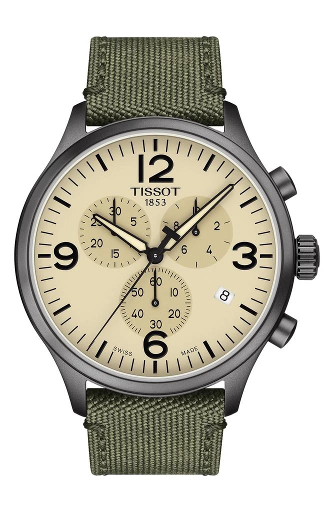 商品Tissot|T-Sport XL Chonograph Nylon Strap Watch, 45mm,价格¥1763,第1张图片