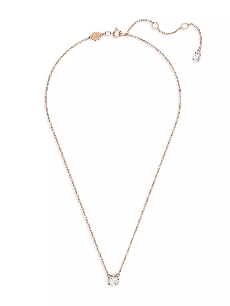 商品Swarovski|Stilla Rose-Goldtone-Plated & Crystal Pendant Necklace,价格¥886,第2张图片详细描述