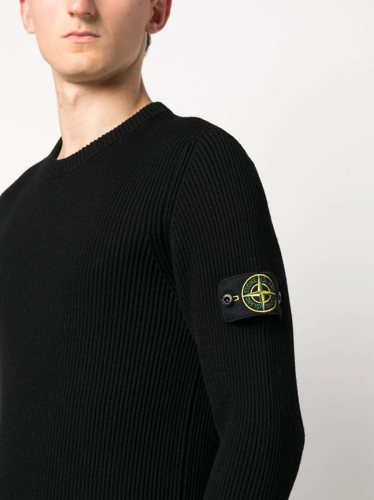 商品Stone Island|STONE ISLAND - Wool Pullover With Logo,价格¥2690,第4张图片详细描述