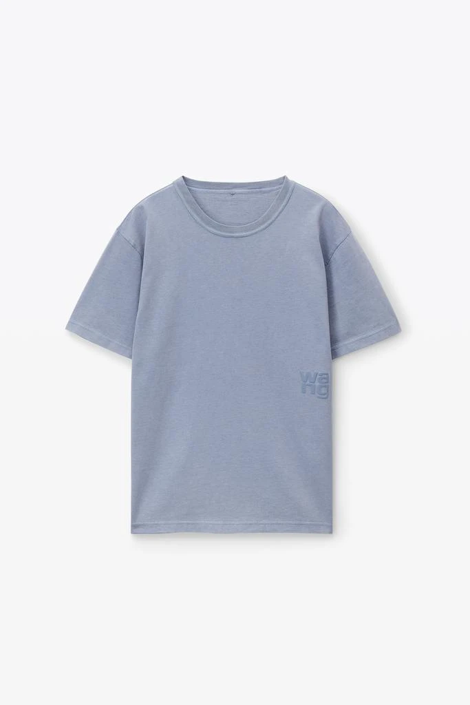 商品Alexander Wang|puff logo tee in cotton jersey,价格¥669,第2张图片详细描述