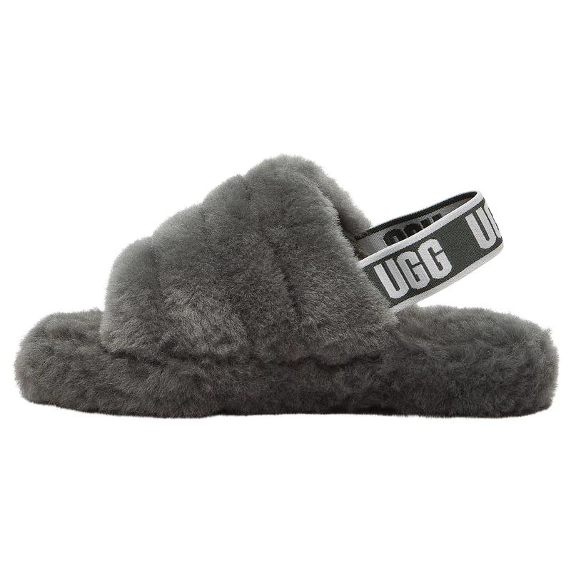 商品UGG|UGG Fluff Yeah Slide - Girls' Preschool,价格¥373,第2张图片详细描述