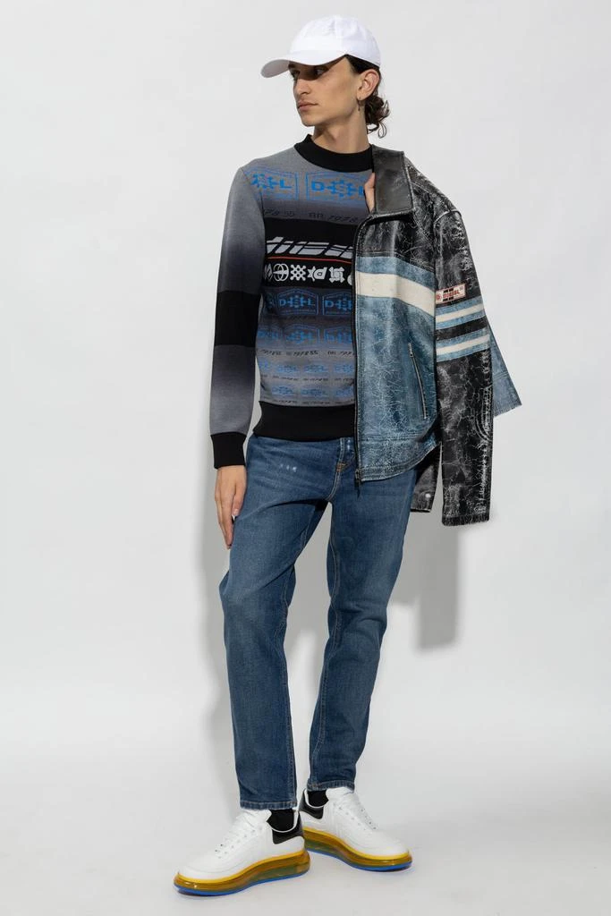 商品Diesel|Diesel 2005 D Finning Straight-Leg Logo Patch Jeans,价格¥359,第4张图片详细描述