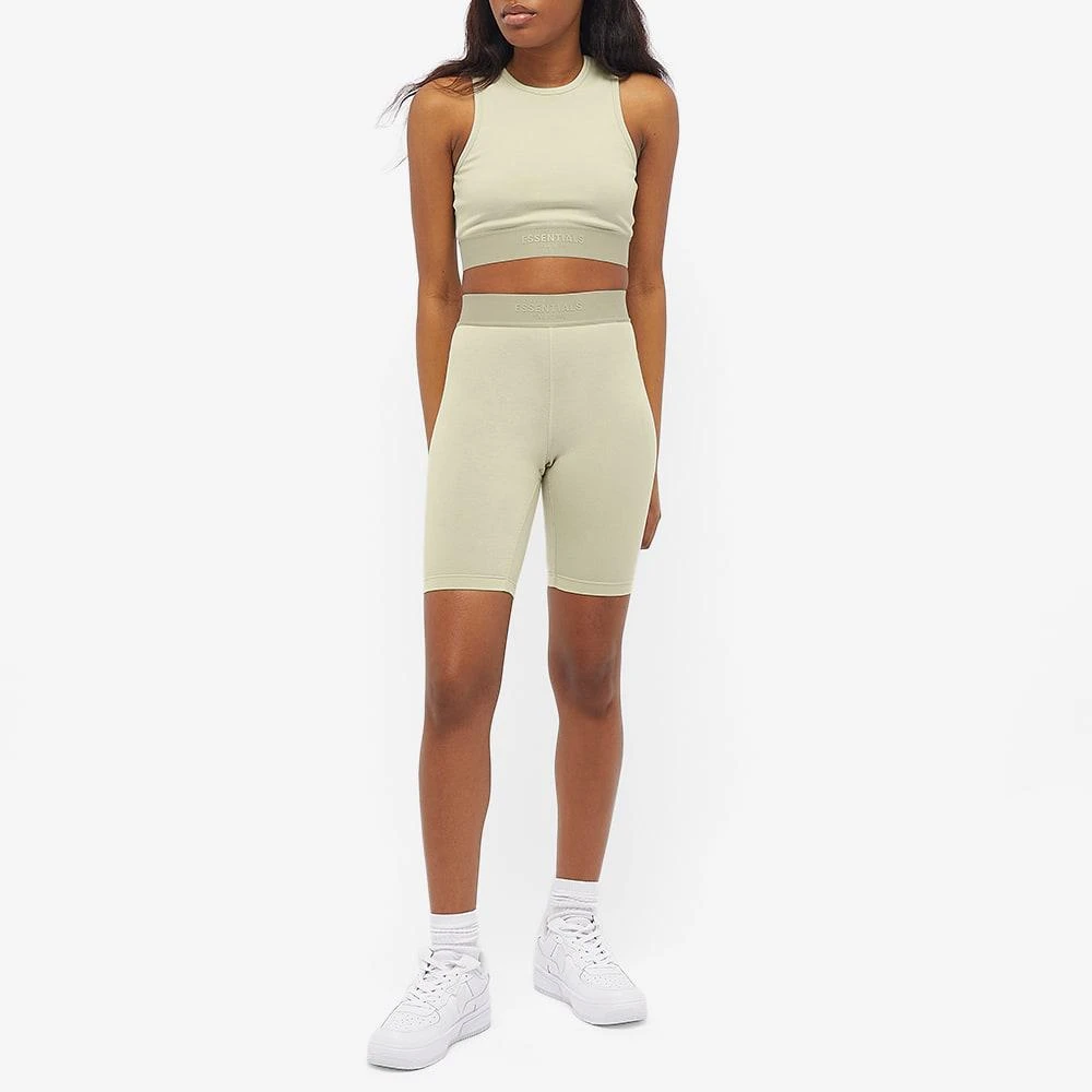 商品Essentials|Fear of God ESSENTIALS Women's Sports Cycling Short - Wheat,价格¥324,第5张图片详细描述