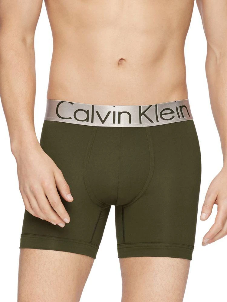 商品Calvin Klein|3-Pack Steel Micro Boxer Briefs,价格¥225,第1张图片