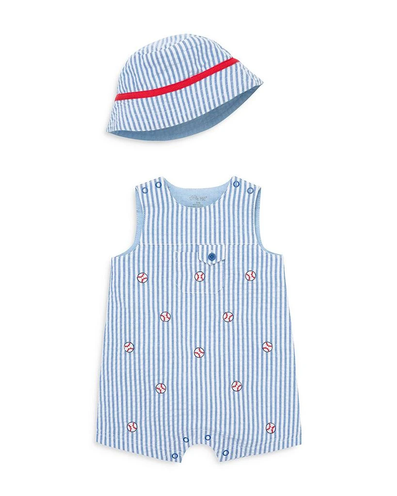 商品Little Me|Boys' Baseball Sunsuit & Hat - Baby,价格¥250,第1张图片