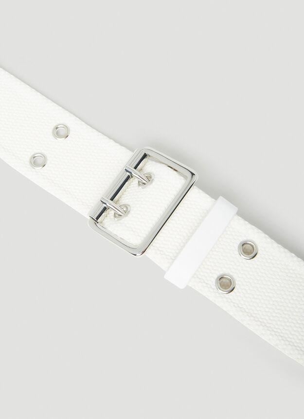 Eyelet Belt in White商品第2张图片规格展示