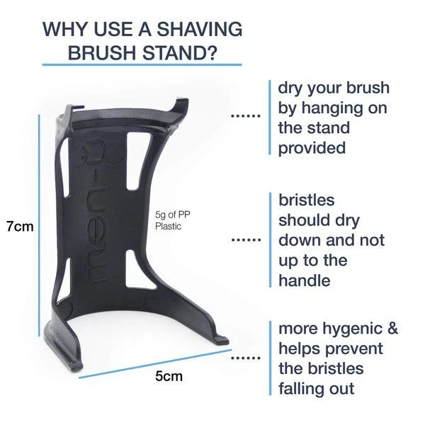 商品Me|men-u Barbiere Shaving Brush and Stand - Red,价格¥157,第3张图片详细描述
