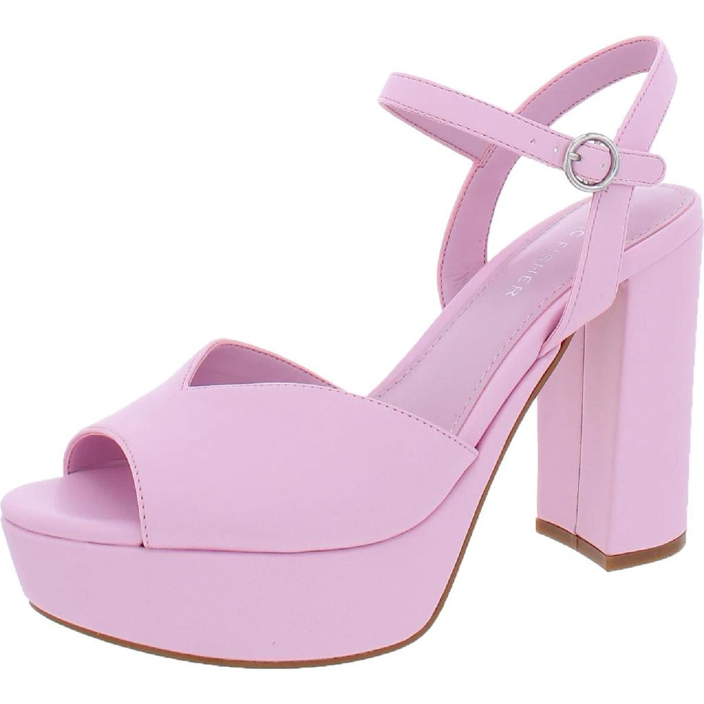 商品Marc Fisher|Marc Fisher Womens Dercy 2 Faux Leather Slingback Heels,价格¥76,第2张图片详细描述