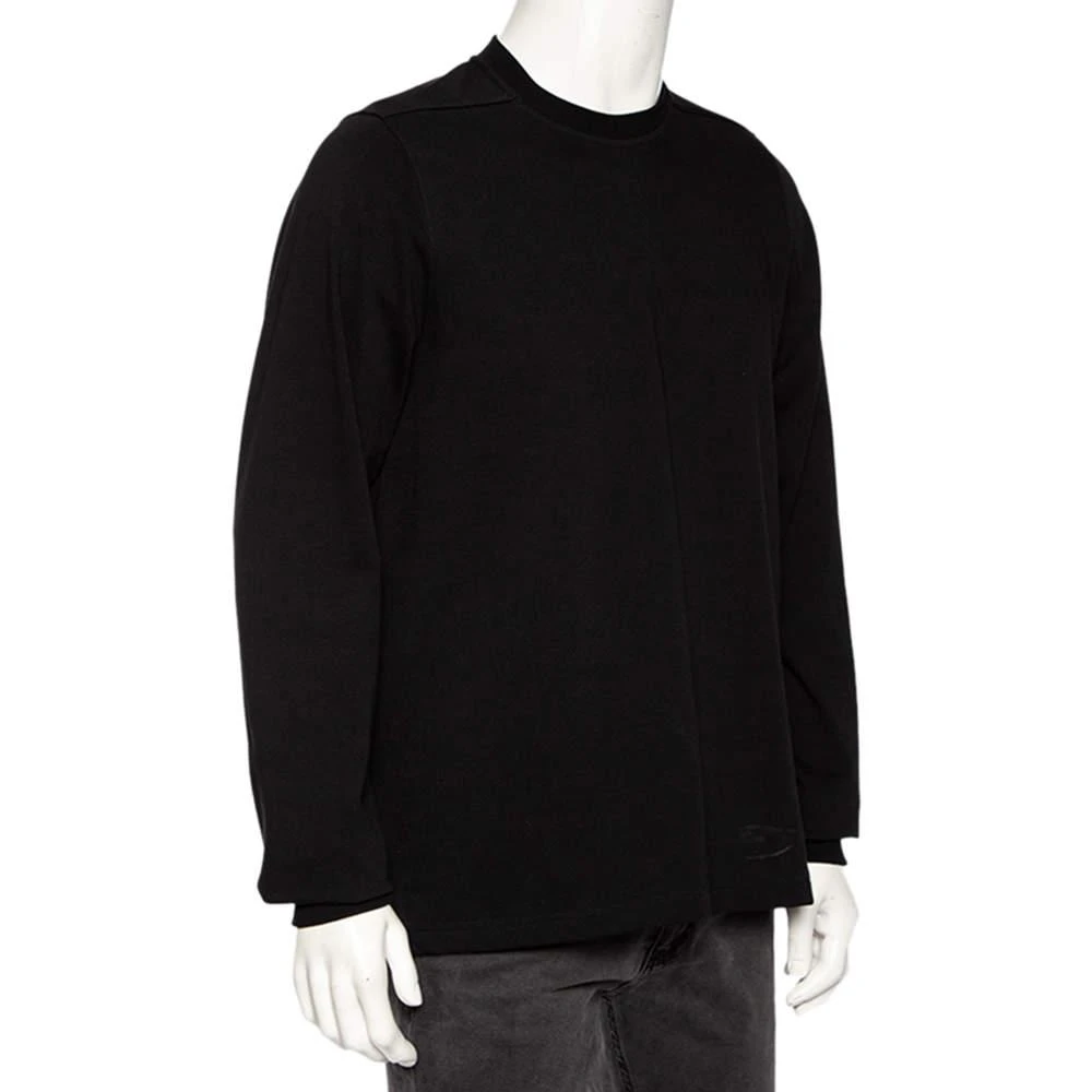 商品[二手商品] Rick Owens|Rick Owens Black Knit Vega Combo Long Sleeve Crewneck Sweatshirt S,价格¥2403,第2张图片详细描述