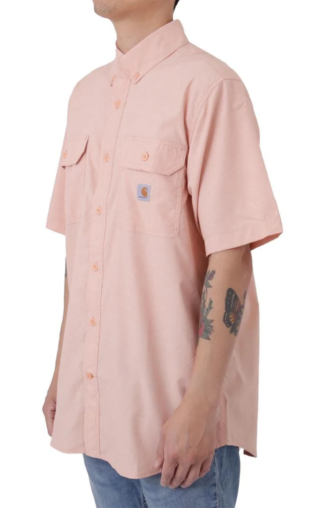 商品Carhartt|(105314) Force Relaxed Fit Lightweight Short Sleeve Shirt - Burnt Sienna,价格¥399,第3张图片详细描述