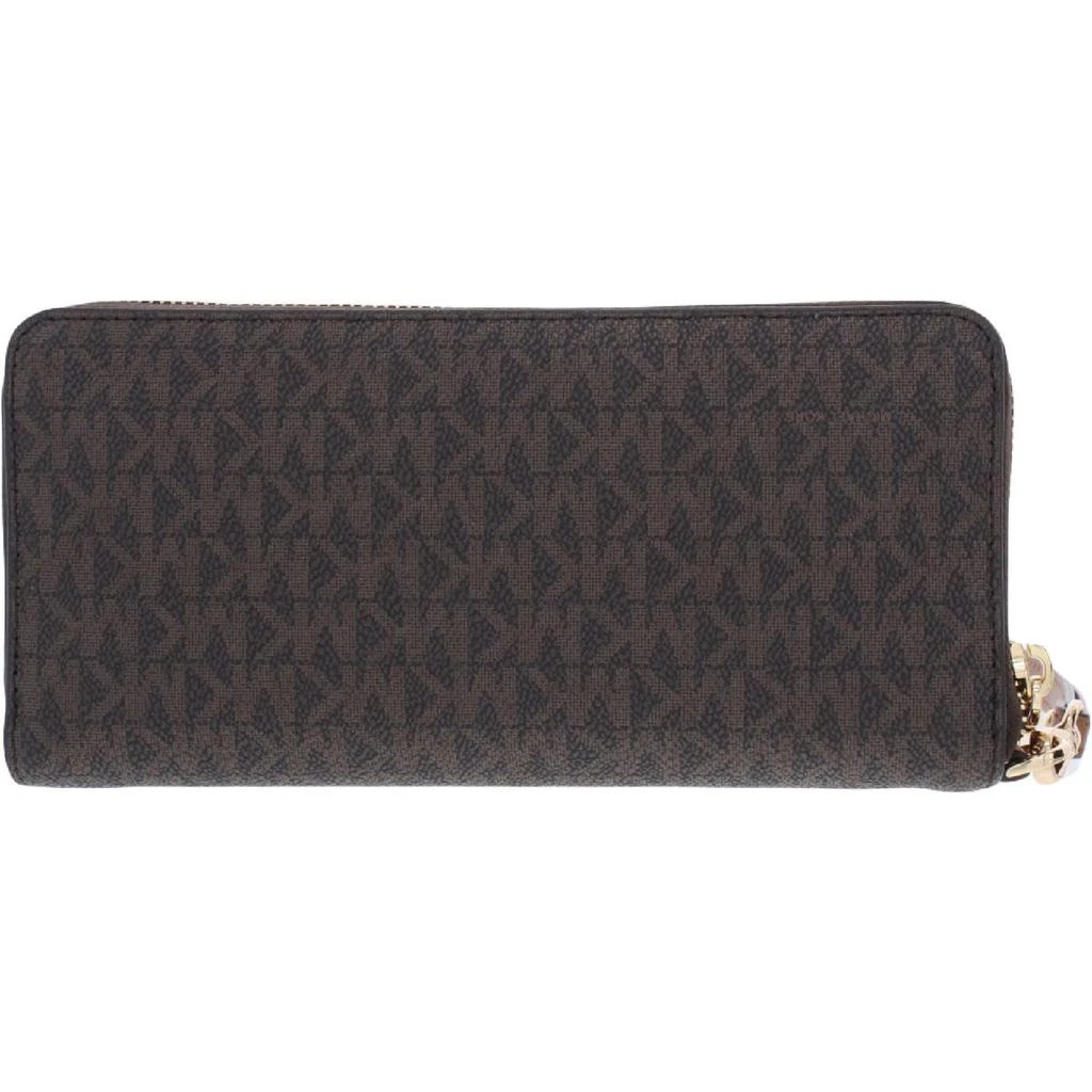 商品Michael Kors|MICHAEL Michael Kors Travel Continental Women's Coated Canvas Zip Around Wallet,价格¥636,第2张图片详细描述