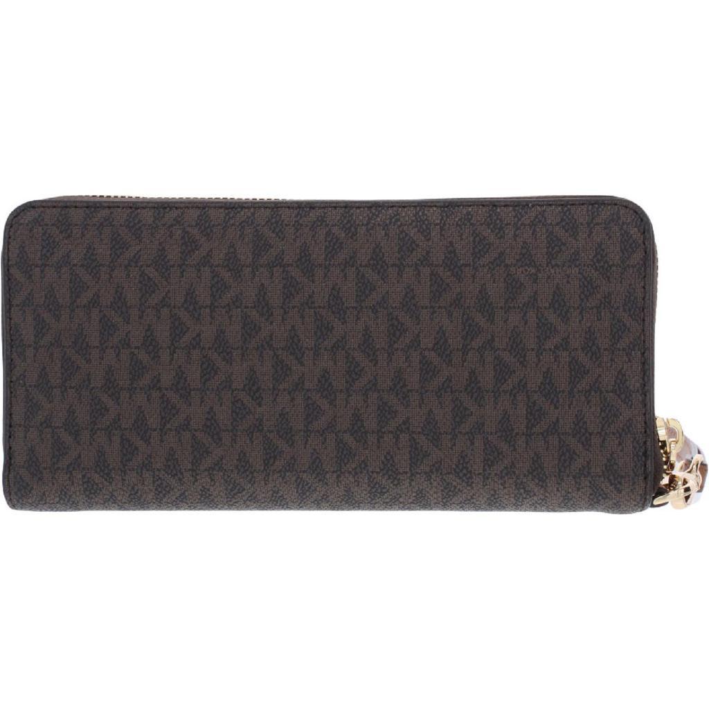 商品Michael Kors|MICHAEL Michael Kors Travel Continental Women's Coated Canvas Zip Around Wallet,价格¥1040,第4张图片详细描述