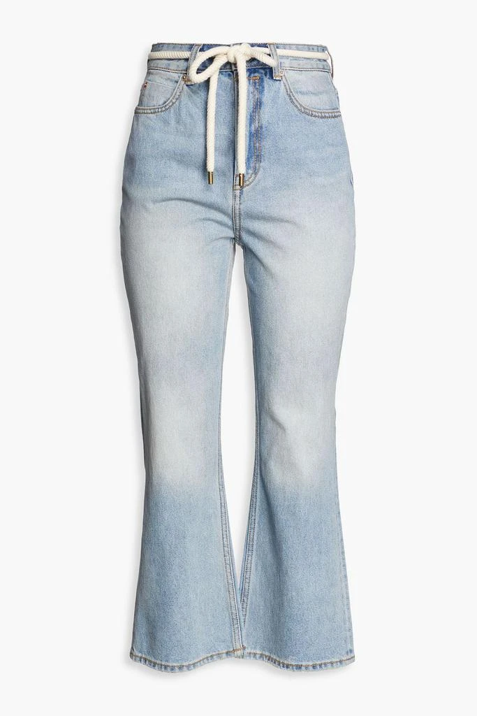 商品Zimmermann|Faded high-rise kick-flare jeans,价格¥1251,第1张图片