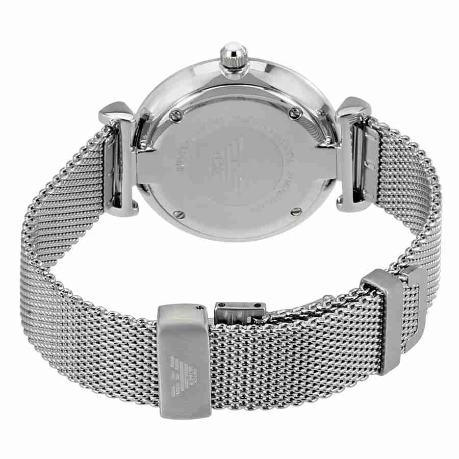 商品Emporio Armani|Retro White Mother of Pearl Dial Ladies Watch AR1955,价格¥797,第3张图片详细描述