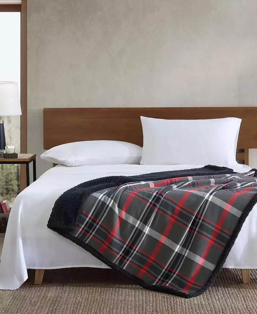 商品Eddie Bauer|Winslow Cotton Yarn Dyed Flannel Reversible Throw, 60" x 50",价格¥376,第1张图片