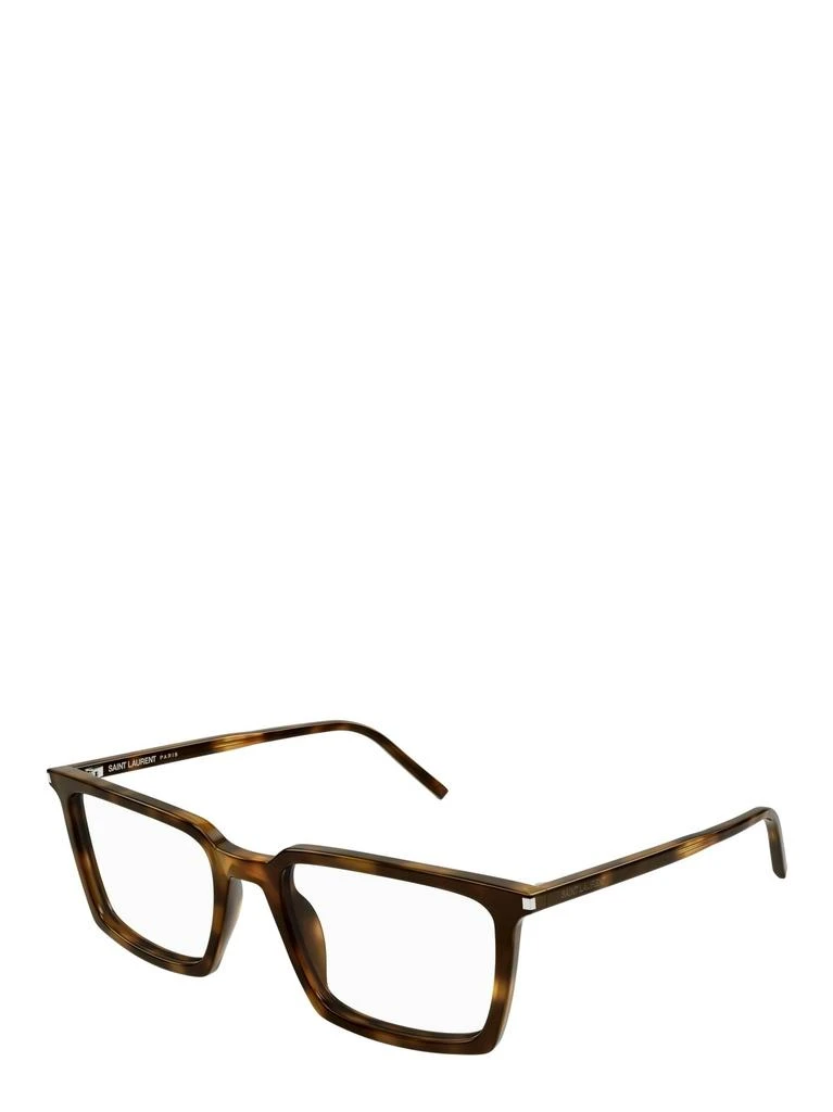 商品Yves Saint Laurent|Saint Laurent Eyewear Square Frame Glasses,价格¥1637,第2张图片详细描述