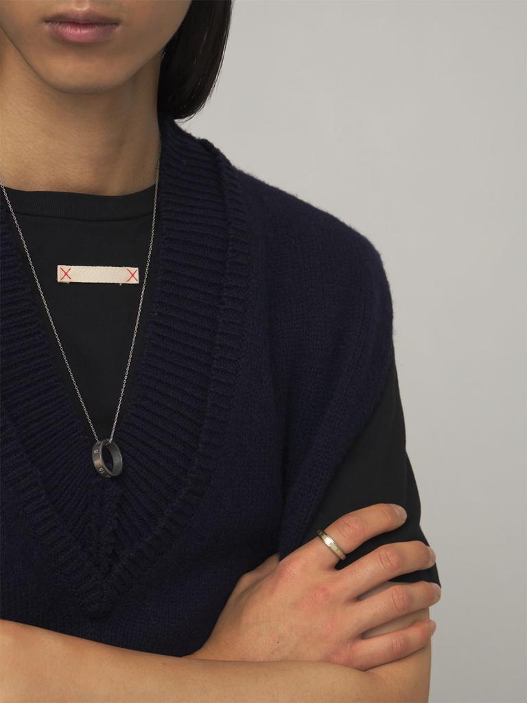 Number Logo Necklace W/ Ring商品第2张图片规格展示