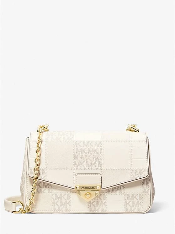 商品Michael Kors|SoHo Large Patchwork Signature Logo Shoulder Bag,价格¥1571,第1张图片