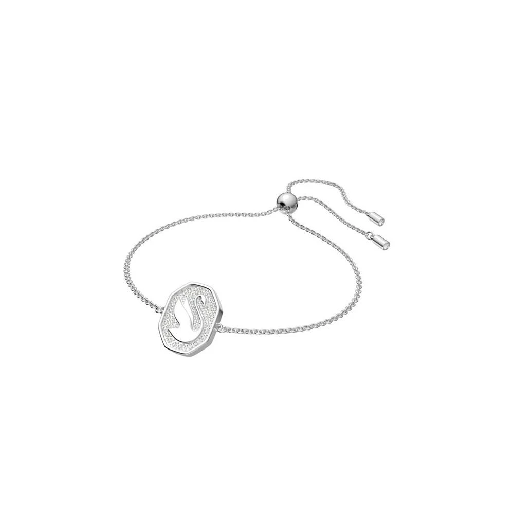 商品Swarovski|Signum Bracelet with Silver-Tone Swan,价格¥878,第1张图片