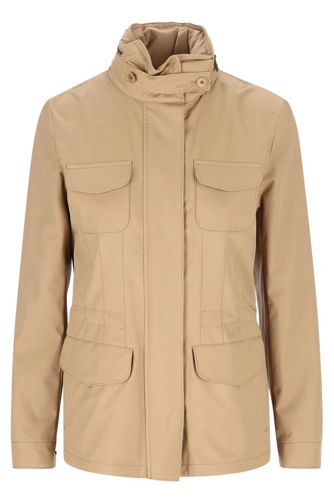 商品Loro Piana|Loro Piana Zipped High Neck Coat,价格¥27042,第1张图片
