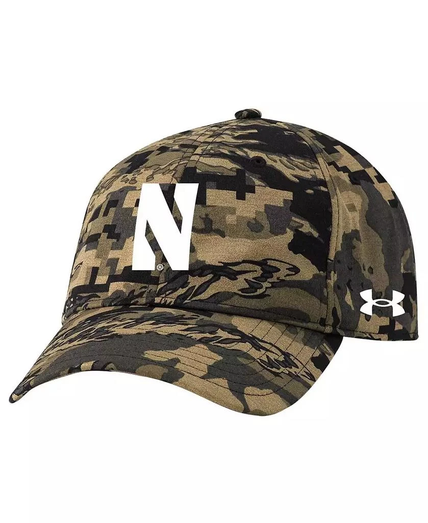 商品Under Armour|Men's Camo Northwestern Wildcats Freedom Adjustable Hat,价格¥223,第2张图片详细描述