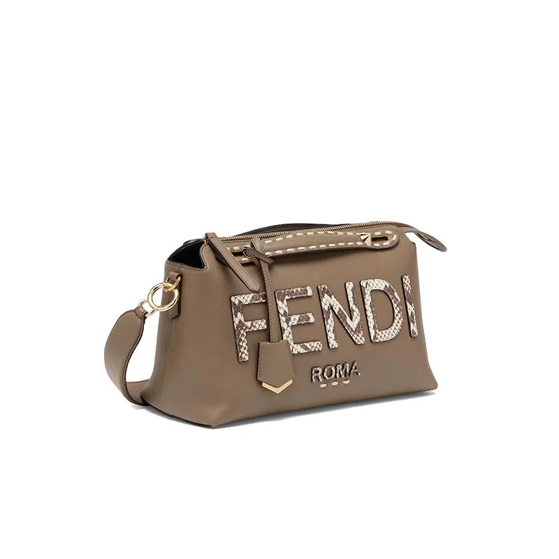 芬迪 FENDI 奢侈品 女士中号灰色皮革单肩包斜挎包 商品