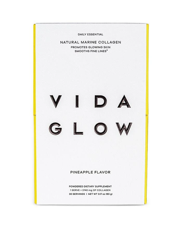 商品Vida Glow|Natural Marine Collagen Dietary Supplement - Pineapple,价格¥374,第1张图片