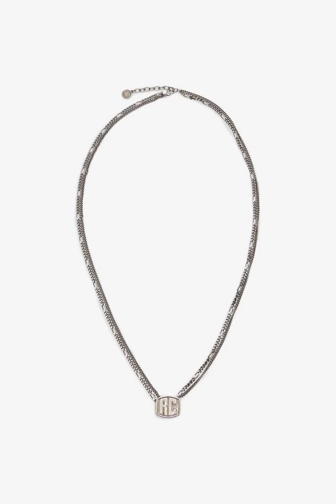 商品Roberto Cavalli|Roberto Cavalli Double Chain Monogram Necklace,价格¥3368,第2张图片详细描述
