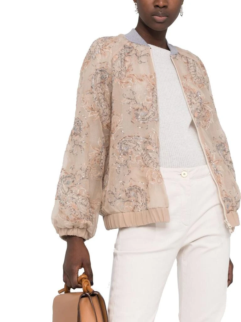 商品Brunello Cucinelli|Brunello cucinelli women's beige cotton jeans,价格¥4985,第2张图片详细描述