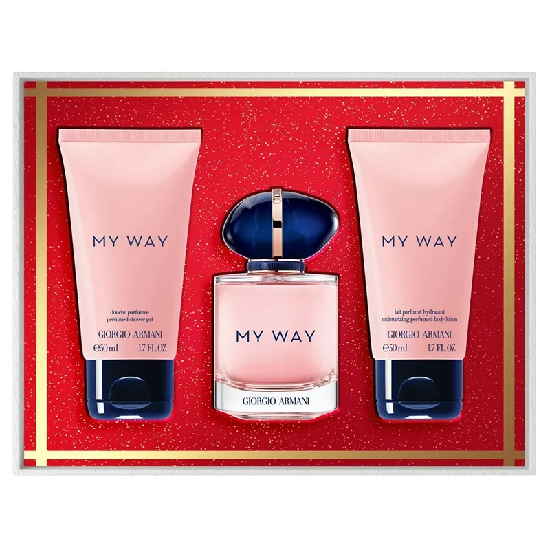 Giorgio armani 阿玛尼MYWAY自我无界女士香水套装 香水50ml+沐浴露50ml+身体乳50ml 商品