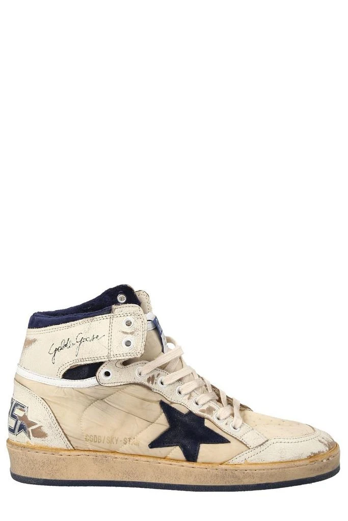 商品Golden Goose|Golden Goose Deluxe Brand Sky Star Lace-Up Sneakers,价格¥3987,第1张图片