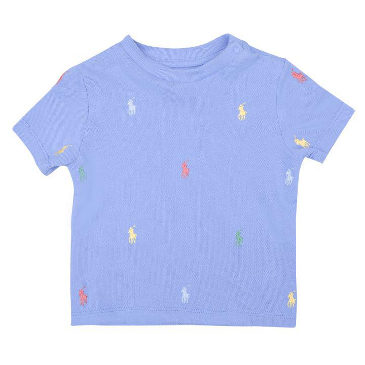 Blue Repeat Pony Logo Short Sleeve T Shirt商品第3张图片规格展示