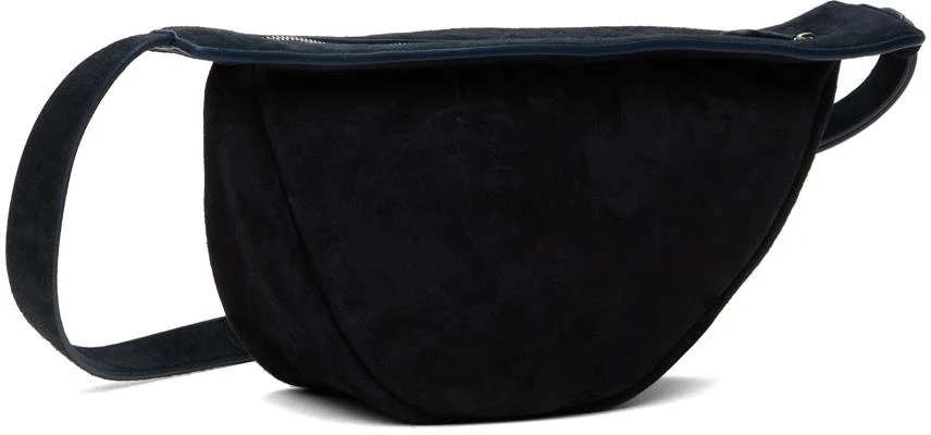 商品The Row|Navy Small Slouchy Banana Bag,价格¥16215,第3张图片详细描述