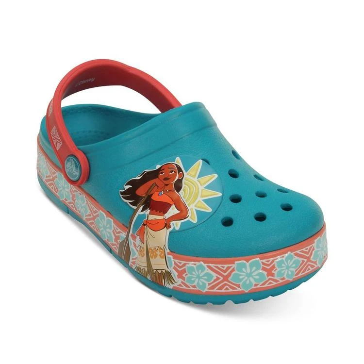 商品Crocs|CrocsLights Moana Clogs, Toddler Girls (2T-4T) & Little Girls (2-6X),价格¥337,第1张图片