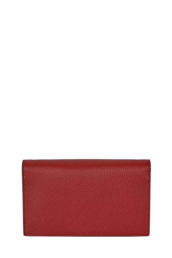 商品Gucci|Interlocking shoulder bag GG small Red leather,价格¥6798,第2张图片详细描述