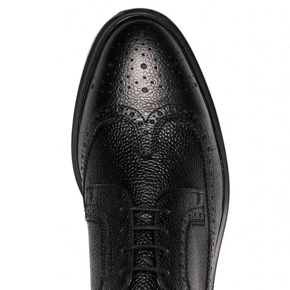 THOM BROWNE 黑色男士系带鞋 MFD002H-00198-001 商品